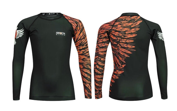 Aerial Assault Junior Long Sleeve Rashguard - Raven Fightwear