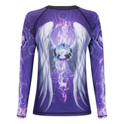 Archangels - Gabriel Women's Long Sleeve Rashguard - Raven Fightwear