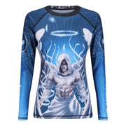 Archangels - Michael Women's Long Sleeve Rashguard - Raven Fightwear