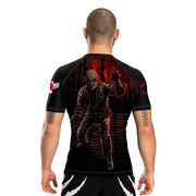 BJJ Horror Nosferatu Men's Short Sleeve Rashguard - Raven Fightwear