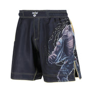 BJJ Horror Werewolf Men's Hybrid Fight Shorts - Raven Fightwear