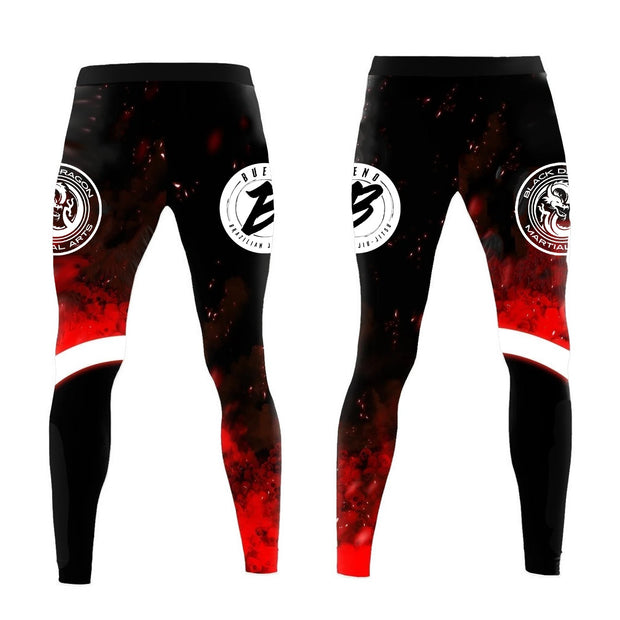 Black Dragon Martial Arts Club Spats - Raven Fightwear