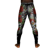 Calaveras y Rosas Men's Spats - Raven Fightwear