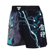 Cyber Raijin Men's Hybrid Fight Shorts - Raven Fightwear