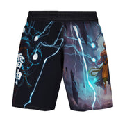 Cyber Raijin Men's Hybrid Fight Shorts - Raven Fightwear