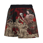 Jorogumo Men's Hybrid Fight Shorts - Raven Fightwear