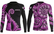 Kraken Women's Long Sleeve Rashguard - Raven Fightwear