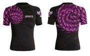 Power Pangolin Women's Short Sleeve Rashguard - Raven Fightwear