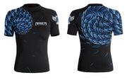 Power Pangolin Women's Short Sleeve Rashguard - Raven Fightwear