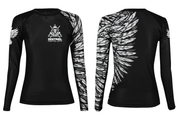 Sentinel Martial Arts Women's Long Sleeve Club Rashguard - Raven Fightwear