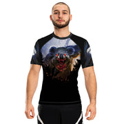 The Dropbear Men's Short Sleeve Rashguard - Raven Fightwear