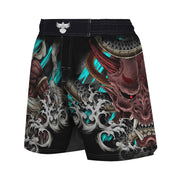 The Oni and The Dragon Men's Hybrid Fight Shorts - Raven Fightwear