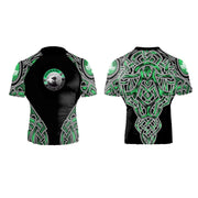 Tsunami BJJ Nordic Junior Short Sleeve Club Rashguard - Raven Fightwear