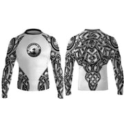 Tsunami BJJ Nordic Men's long Sleeve Club Rashguard - Raven Fightwear