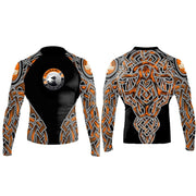 Tsunami BJJ Nordic Men's long Sleeve Club Rashguard - Raven Fightwear