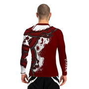 Year of the Dragon Men's Long Sleeve Rashguard - Raven Fightwear