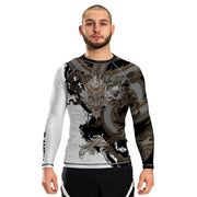 Year of the Dragon Men's Long Sleeve Rashguard - Raven Fightwear