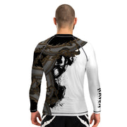 Year of the Dragon Men's Long Sleeve Rashguard - Raven Fightwear