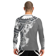 Year of the Dragon Men's Long Sleeve Rashguard - Raven Fightwear