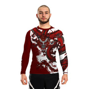 Year of the Dragon Men's Long Sleeve Rashguard - Raven Fightwear