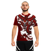 Year of the Dragon Men's Short Sleeve Rashguard - Raven Fightwear