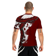 Year of the Dragon Men's Short Sleeve Rashguard - Raven Fightwear