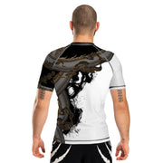 Year of the Dragon Men's Short Sleeve Rashguard - Raven Fightwear