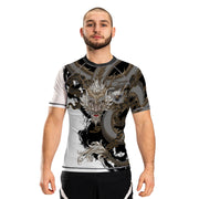 Year of the Dragon Men's Short Sleeve Rashguard - Raven Fightwear