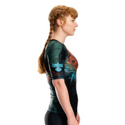 Zombie 1.0 Women's Short Sleeve Rashguard - Raven Fightwear