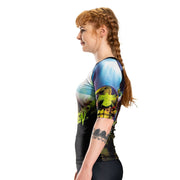 Zombie 2.0 Women's Short Sleeve Rashguard - Raven Fightwear