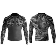 Tsunami BJJ Men's long Sleeve Club Rashguard