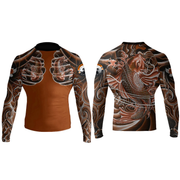 Tsunami BJJ Men's long Sleeve Club Rashguard