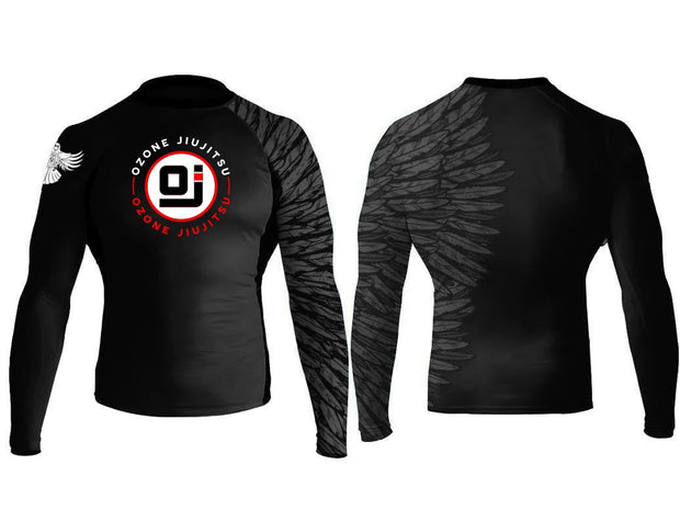 Ozone BJJ Ranked Club Rashguard - Raven Fightwear - US