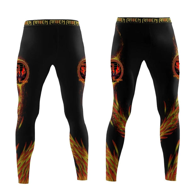 Rising Phoenix Club Spats - Raven Fightwear - US