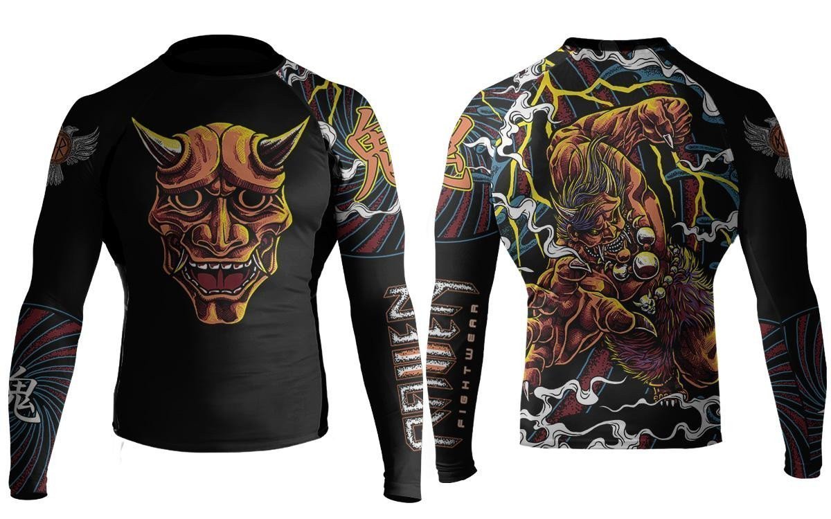 The Oni of Rashoumon - Men's long sleeve rashguard – Raven Fightwear