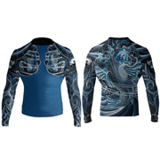 Tsunami BJJ Club Rashguard - Raven Fightwear