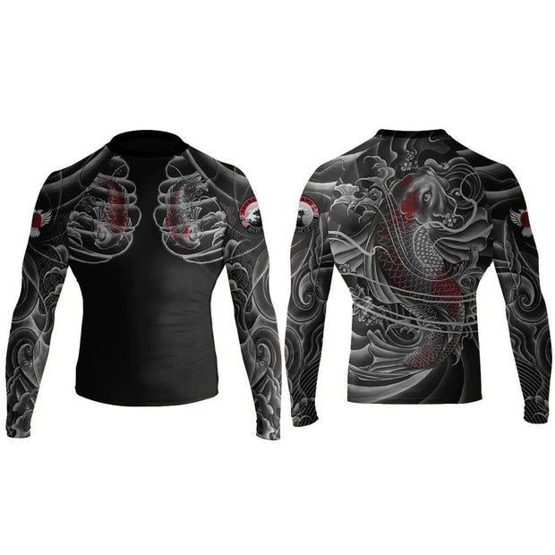 Tsunami BJJ Club Rashguard - Raven Fightwear