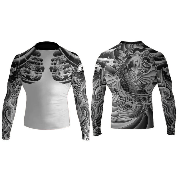 Tsunami BJJ Club Rashguard - Raven Fightwear