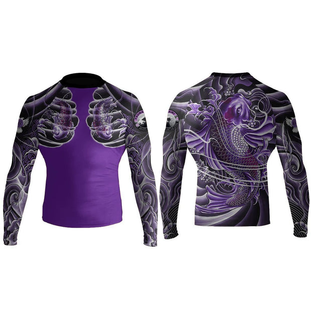 Tsunami BJJ Club Rashguard - Raven Fightwear